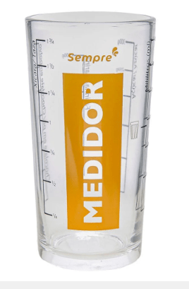 COPO NF MEDIDOR VIDRO 350ML - UND