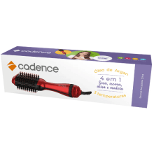 ESCOVA SECADORA CADENCE 4 EM 1 127V VERM.