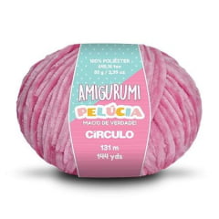 Fio Amigurumi Pelúcia Circulo 131 metros - 1 unidade