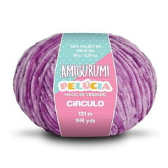 Fio Amigurumi Pelúcia Circulo 131 metros - 1 unidade