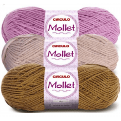 Lã Mollet da Círculo - 40 gramas 